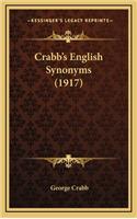 Crabb's English Synonyms (1917): (English)