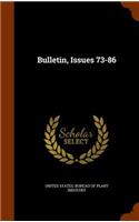 Bulletin, Issues 73-86