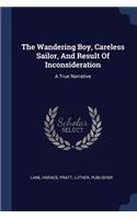 The Wandering Boy, Careless Sailor, And Result Of Inconsideration