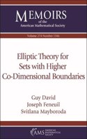 Elliptic Theory for Sets with Higher Co-Dimensional Boundaries