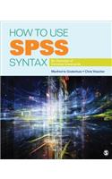How to Use SPSS Syntax: An Overview of Common Commands
