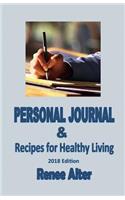 Personal Journal & Recipes for Healthy Living