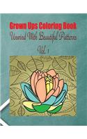 Grown Ups Coloring Book Unwind With Beautiful Patterns Vol. 1 Mandalas