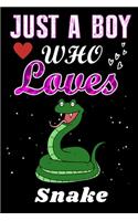 Just a Boy who loves Snake