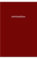 minimalism.