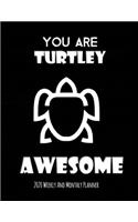 You Are Turtley Awesome 2020 Weekly And Monthly Planner