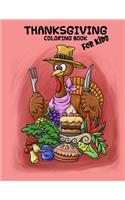 Thanksgiving Coloring Book For Kids