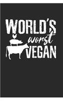 World's worst vegan meat lover Notebook