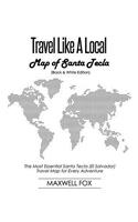 Travel Like a Local - Map of Santa Tecla (Black and White Edition): The Most Essential Santa Tecla (El Salvador) Travel Map for Every Adventure