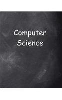 School Composition Computer Science Chalkboard Style 200 Pages
