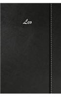 Leo: Simulated Leather Notebook Journal Diary Sketchbook with Lined Pages