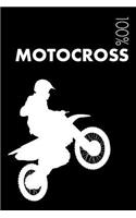 Motocross Notebook: Blank Lined Motocross Journal for Rider and Instructor