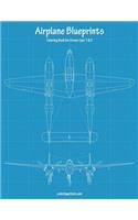 Airplane Blueprints Coloring Book for Grown-Ups 1 & 2