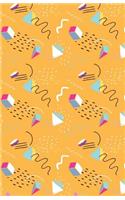 Bullet Journal Abstract Squiggles and Shapes Orange: 162 Numbered Pages with 150 Dot Grid Pages, 6 Index Pages and 2 Key Pages in Easy to Carry 5.5 X 8.5 Size.