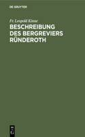 Beschreibung Des Bergreviers Ründeroth