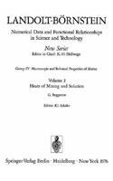 Heats of Mixing and Solution / Mischungs- Und Lösungswärmen