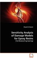 Sensitivity Analysis of Damage Models for Epoxy Resins