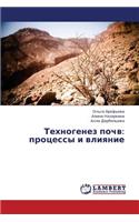 Tekhnogenez Pochv: Protsessy I Vliyanie