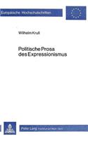 Politische Prosa Des Expressionismus