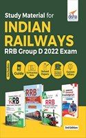 Study Material for Indian Railways Rrb Group D 2022 Exam: Guide, 18 Practice Sets, Solved Papers, 35 Hours Gk Video Lectures & Current Affairs