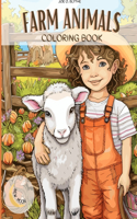 Farm Animals coloring book