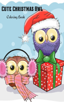 Cute Christmas Owl Coloring Book