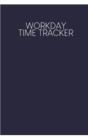 Workday Time Tracker: Weekly timesheets to complete for 2 years - Design: Dark Blue
