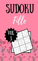 Sudoku Fille: Vol. 3 - 100 pages - Niveau facile - Solutions incluses