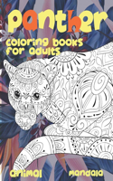 Mandala Coloring Books for Adults - Animal - Panther