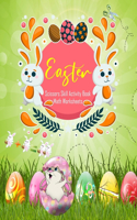 Easter Scissors Skill Activity Book - Easter Math Worksheets