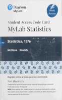Mylab Statistics with Pearson Etext -- 18 Week Standalone Access Card -- For Statistics