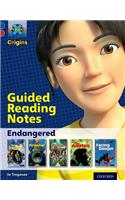 Project X Origins: Dark Blue Book Band, Oxford Level 15: Endangered: Guided reading notes