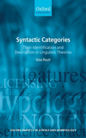 Syntactic Categories