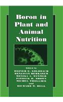 Boron in Plant and Animal Nutrition