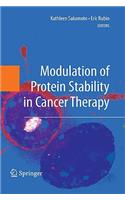 Modulation of Protein Stability in Cancer Therapy