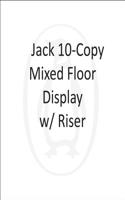 Jack 10-copy Mixed Floor Display w/ Riser