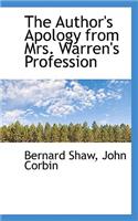 The Author's Apology from Mrs. Warren's Profession