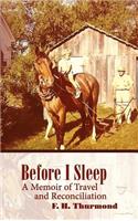 Before I Sleep: A Memoir of Travel and Reconciliation(English)