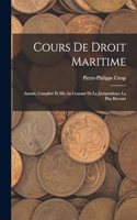 Cours de Droit Maritime