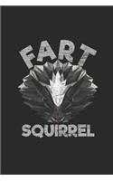 Fart Squirrel: Skunks Notebook, Dotted Bullet (6 x 9 - 120 pages) Animal Themed Notebook for Daily Journal, Diary, and Gift
