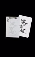 You Are On The List: Funny Wrestling Fan Gift - Sarcasm Irony Hit List Humor - Note Down Your Enemies - Notebook 6x9 Dotted