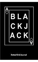Blackjack Dotted Grid Journal