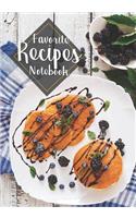 Favorite Recipes Notebook