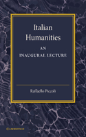 Italian Humanities