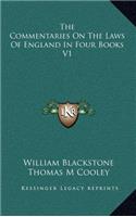The Commentaries On The Laws Of England In Four Books V1