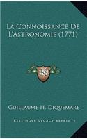 La Connoissance De L'Astronomie (1771)