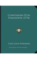 Confessions D'un Philosophe (1774)
