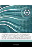 Articles on Africanists, Including: Joseph Greenberg, Walter Rodney, Immanuel Wallerstein, Basil Davidson, Melville J. Herskovits, Yosef Ben-Jochannan