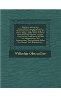 Deutsch-Keltisches, Geschichtlich-Geographisches Worterbuch