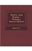 Poetry and Drama